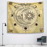 Sun Witchcraft Ouija Tapestry Wall Fabric Wall Hanging Tapestry Wall Blanket Farmhouse Home Decor  Boho Decor Window Tapestry - one46.com.au