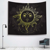 Sun Witchcraft Ouija Tapestry Wall Fabric Wall Hanging Tapestry Wall Blanket Farmhouse Home Decor  Boho Decor Window Tapestry - one46.com.au