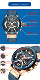 Top Brand Luxury Mens Watches Military Sports Army Fashion Leather Wristwatch Leather Quartz Watch erkek saat 8329 - one46.com.au