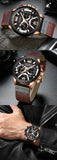 Top Brand Luxury Mens Watches Military Sports Army Fashion Leather Wristwatch Leather Quartz Watch erkek saat 8329 - one46.com.au