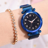 Luxury Luminous Women Watches Starry Sky Magnetic Female Wristwatch Waterproof Rhinestone Clock relogio feminino montre femme - one46.com.au