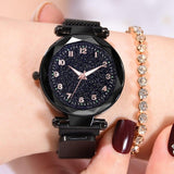 Luxury Luminous Women Watches Starry Sky Magnetic Female Wristwatch Waterproof Rhinestone Clock relogio feminino montre femme - one46.com.au