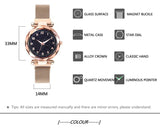 Luxury Luminous Women Watches Starry Sky Magnetic Female Wristwatch Waterproof Rhinestone Clock relogio feminino montre femme - one46.com.au