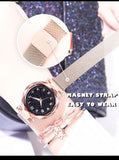 Luxury Luminous Women Watches Starry Sky Magnetic Female Wristwatch Waterproof Rhinestone Clock relogio feminino montre femme - one46.com.au