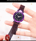 Luxury Luminous Women Watches Starry Sky Magnetic Female Wristwatch Waterproof Rhinestone Clock relogio feminino montre femme - one46.com.au