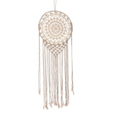 Nordic Style Handmade Macrame Wall Hanging Cotton Dream Catcher Macrame Tapestry Bohemian Home Living Room Decoration - one46.com.au