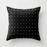 Nordic Black White Pillow Case Set Lash Bee Cactus Bird Letter Home Decorative Rectangle Geometric Sofa Cushion Cover 45x45cm - one46.com.au