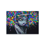 DDWW Wall Art Painting Canvas Print Graffiti Figure Picture The Beauty For Living Room Home Decor No Frame - one46.com.au