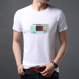 2019 New Fashion Brand T Shirts Mens 100% Cotton O Neck Trending Streetwear Tops Summer Korean Short Sleeve Tee Mens Clothing - one46.com.au