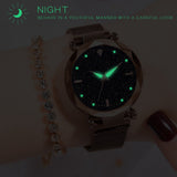 Luxury Women Watches 2019 Ladies Watch Starry Sky Magnetic Waterproof Female Wristwatch Luminous relogio feminino reloj mujer - one46.com.au