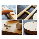 Strong Real Wood Wooden Design Professional Carbon Headset Headphone Stand Holder Headphone Rack - one46.com.au