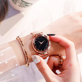 Luxury Women Watches Ladies Magnetic Starry Sky Clock Fashion Diamond Female Quartz Wristwatches relogio feminino zegarek damski - one46.com.au