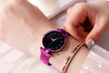 Luxury Women Watches Ladies Magnetic Starry Sky Clock Fashion Diamond Female Quartz Wristwatches relogio feminino zegarek damski - one46.com.au