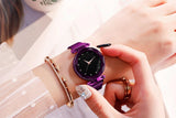 Luxury Women Watches Ladies Magnetic Starry Sky Clock Fashion Diamond Female Quartz Wristwatches relogio feminino zegarek damski - one46.com.au