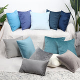 Luxury Velvet Cushion Cover 45x45cm Pillow Cover Pillow Case Green Yellow Pink Blue Gold White Black Gray Home Decorative Sofa - one46.com.au