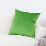 Luxury Velvet Cushion Cover 45x45cm Pillow Cover Pillow Case Green Yellow Pink Blue Gold White Black Gray Home Decorative Sofa - one46.com.au