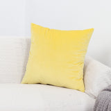 Luxury Velvet Cushion Cover 45x45cm Pillow Cover Pillow Case Green Yellow Pink Blue Gold White Black Gray Home Decorative Sofa - one46.com.au