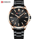 CURREN Gold Stainless Steel Luxury Quartz Men WatchesMens Business Male Clock Montre Homme Zegarek Meski Erkek Kol Saati - one46.com.au