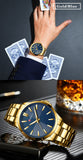 CURREN Gold Stainless Steel Luxury Quartz Men WatchesMens Business Male Clock Montre Homme Zegarek Meski Erkek Kol Saati - one46.com.au