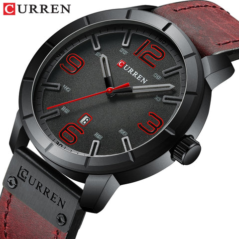 Relogio Masculino Mens Watches Curren Brand Luxury Leather Quartz Men Watch Casual Sport Clock Male Men Military Watches - one46.com.au