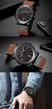 Relogio Masculino Mens Watches Curren Brand Luxury Leather Quartz Men Watch Casual Sport Clock Male Men Military Watches - one46.com.au