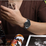 SINOBI Watch Men Watch Waterproof Fashion Men's Watch Mens Watches Top Brand Luxury Stainless Steel Male Clock relogio masculino - one46.com.au
