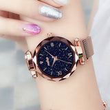 Luxury Women Watches Magnetic Starry Sky Female Clock Quartz Wristwatch Fashion Ladies Wrist Watch reloj mujer relogio feminino - one46.com.au