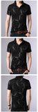 2019 New Fashion Brand Polo Shirt Men's Print Top Grade Summer Short Sleeve Slim Fit Cotton Boys Poloshirt Casual Mens Clothing - one46.com.au