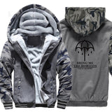 sportswear thicken coats bring me high quality brand sweatshirts 2019 winter wool liner jackets men Camouflage sleeve tracksuits - one46.com.au