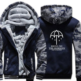 sportswear thicken coats bring me high quality brand sweatshirts 2019 winter wool liner jackets men Camouflage sleeve tracksuits - one46.com.au