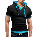 Fashion Summer Short Sleeve Solid Polo Shirt Men Cotton Print Slim Casual Polos Breathable Embroidery Shirt Mens Clothing 5xl - one46.com.au
