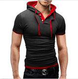 Fashion Summer Short Sleeve Solid Polo Shirt Men Cotton Print Slim Casual Polos Breathable Embroidery Shirt Mens Clothing 5xl - one46.com.au