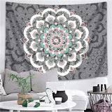 India Mandala Tapestry Wall Hanging Macrame Wall Cloth Tapestries Psychedelic Hippie Night Sky Moon Tapestry Mandala Wall Carpet - one46.com.au