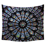 110*130cm Mandala Color Printed Wall Cloth Tapestry Polyester Hanging Wall Carpet Decorative Tablecloth Blanket Home Decor 60009 - one46.com.au