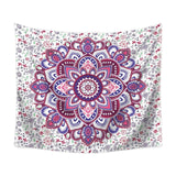110*130cm Mandala Color Printed Wall Cloth Tapestry Polyester Hanging Wall Carpet Decorative Tablecloth Blanket Home Decor 60009 - one46.com.au
