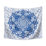 110*130cm Mandala Color Printed Wall Cloth Tapestry Polyester Hanging Wall Carpet Decorative Tablecloth Blanket Home Decor 60009 - one46.com.au