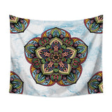 110*130cm Mandala Color Printed Wall Cloth Tapestry Polyester Hanging Wall Carpet Decorative Tablecloth Blanket Home Decor 60009 - one46.com.au