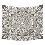 110*130cm Mandala Color Printed Wall Cloth Tapestry Polyester Hanging Wall Carpet Decorative Tablecloth Blanket Home Decor 60009 - one46.com.au