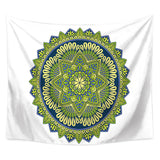 110*130cm Mandala Color Printed Wall Cloth Tapestry Polyester Hanging Wall Carpet Decorative Tablecloth Blanket Home Decor 60009 - one46.com.au