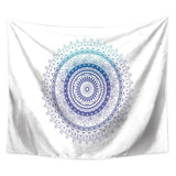 110*130cm Mandala Color Printed Wall Cloth Tapestry Polyester Hanging Wall Carpet Decorative Tablecloth Blanket Home Decor 60009 - one46.com.au