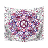 110*130cm Mandala Color Printed Wall Cloth Tapestry Polyester Hanging Wall Carpet Decorative Tablecloth Blanket Home Decor 60009 - one46.com.au
