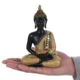 Exquisite Religious Buddha Statue Mini Resin Thailand Buddha Sculpture Figurine Miniature Home Temple Decoration Ornaments Decor - one46.com.au