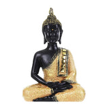 Exquisite Religious Buddha Statue Mini Resin Thailand Buddha Sculpture Figurine Miniature Home Temple Decoration Ornaments Decor - one46.com.au