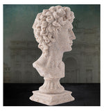 Simple David Head Portrait Hotel Decorative Statues Figurines Hot Selling Resin Craft Ornaments Gifts Home Decor accessories - one46.com.au