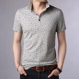 2019 New Fashions Brand Designer Polo Shirt Men Print Summer Short Sleeve Slim Fit Mercerized Cotton Polo Casual Men Clothing - one46.com.au