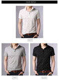 2019 New Fashions Brand Designer Polo Shirt Men Print Summer Short Sleeve Slim Fit Mercerized Cotton Polo Casual Men Clothing - one46.com.au