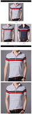 2019 New Fashion Brand Clothes Polo Shirts Men Striped Top Grade Summer Slim Fit Short Sleeve Cotton Boys Casual Men Clothes - one46.com.au