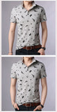 2019 New Fashion Brand Polo Shirt Men's Pattern Summer Short Sleeve Slim Fit Mercerized Cotton Poloshirt Casual Mens Clothing - one46.com.au