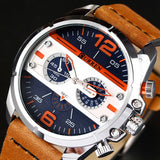 CURREN New Watches Men Top Luxury Brand Army Military Watch Male Leather Sports Quartz Wristwatches Relogio Masculino 8259 - one46.com.au