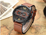 CURREN New Watches Men Top Luxury Brand Army Military Watch Male Leather Sports Quartz Wristwatches Relogio Masculino 8259 - one46.com.au